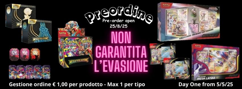 Pokemon Megaevoluzione Apertura pre-Ordini